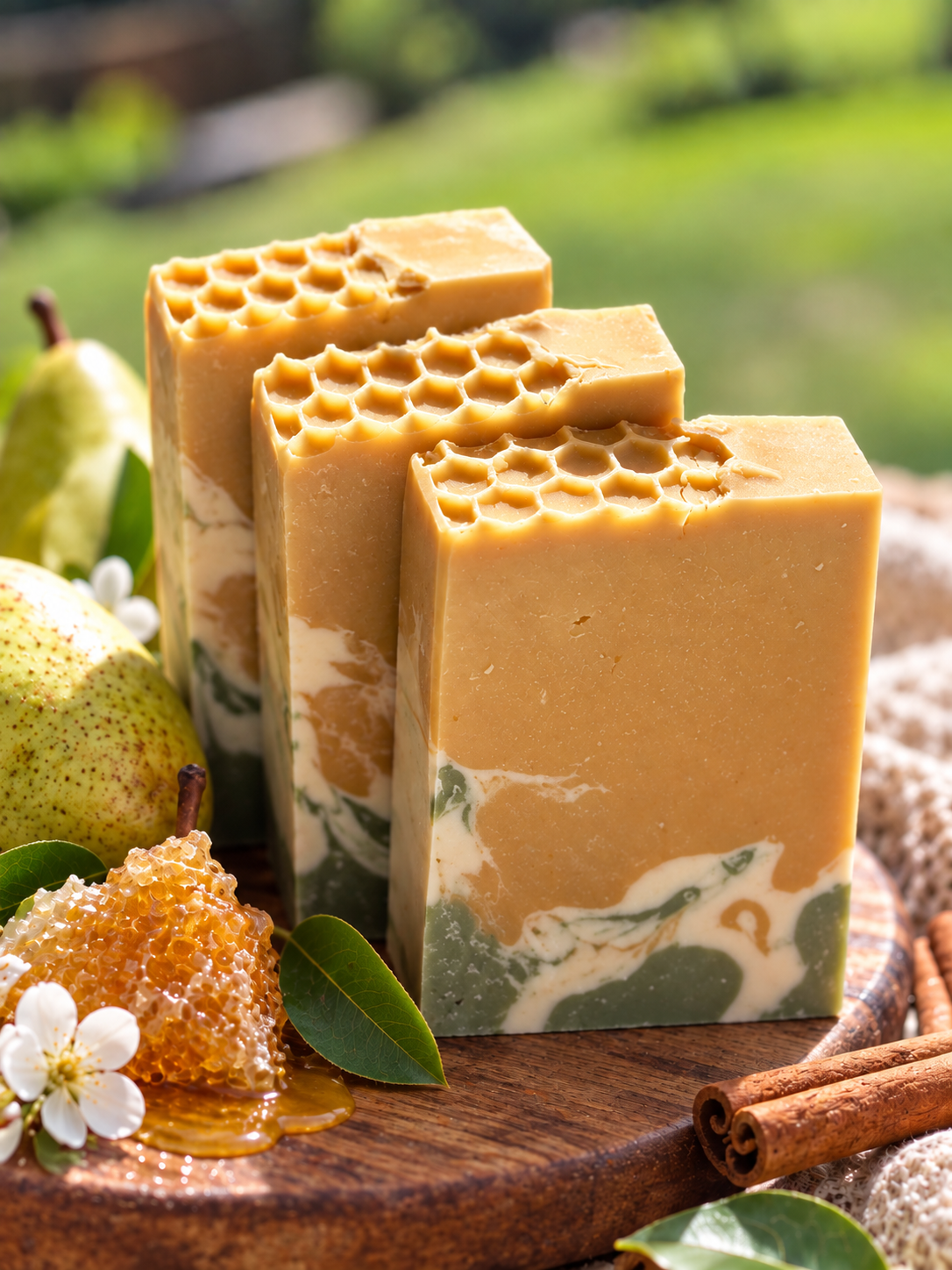 Honey Spice Pear — Vegan Artisan Soap