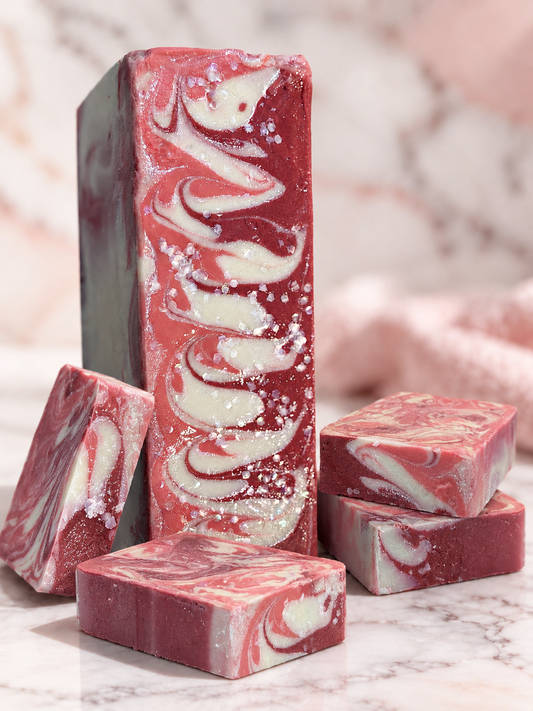 Winter Candy Apple Coconut Milk Soap – 5 oz Bar