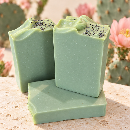 Cactus Blossom Vegan Soap with Coconut Milk | Nanny Soaps
