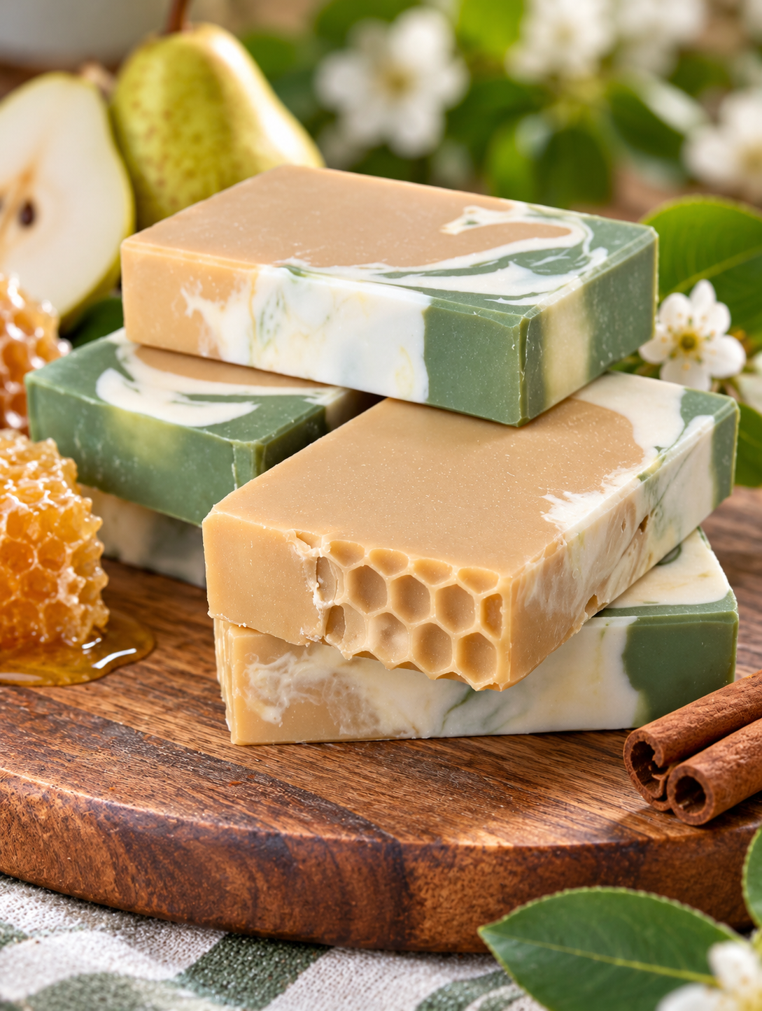 Honey Spice Pear — Vegan Artisan Soap